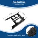 for F150 Center Console Trim Carbon Fiber, Gear Shift Panel Cup Holder Cover Trim for Ford F150 2015-2020 Carbon Fiber Interior Accessories
