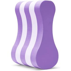 NEAGLORY Swimming Pull Float, Soft Swimming Float Kickboard, EVA 5-Layer Pull Buoy Leg Float, Pool Training Aid, Legs and HIPS Support for Adults, Kids, and Beginners (purple)