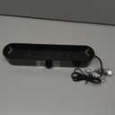 LENRUE Computer Speakers,PC Speakers for Desktop,Wired USB-Powered Sound-bar for Computer with 10W Stereo Sound and Colorful Light,Plug-n-Play (A39PRO /Black)