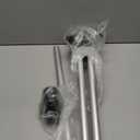 Adjustable Hair Dryer Stand, 29-59 Inch Hair Dryer Holder with Tripod and Universal Clip, 360-Degree Rotating Blow Dryer Stand for Bathroom, Vanity, Makeup Roo, Black