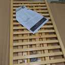 Ufine Bamboo Kids Clothing Rack with Double Hanging Rods & Storage Shelf, Small Dress up Rack for Children Open Wardrobe Costumes Organizer