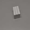 3 x Neosmuk Magnets with Screws, 60lbs Strong Neodymium Disc Magnet with Holes in The Center,Cup Magnet with Mounting Hole Heavy Duty, Round Magnet Rare Earth Magnetic High Strength in Middle,4 Pack (Silver)