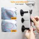Sigoobal Car Dent Puller Kit, 135pcs Paintless Dent Removal Kit, Car Dent Repair Kit with Golden Lifter, Bridge Puller, Slide Hammer 2 in 1 T-Bar, Dent Puller for Car Refrigerator Door Ding Repair