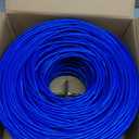 MONK CABLES | CAT6 Plenum Cable 1000ft | UTP, 23AWG, 550MHz | DSX-8000 Certified | Most Certified Cable of The Whole Market (Blue)