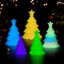 iSANMATE Glow in The Dark Rainbow PLA Filament, Daylight-Colored 3D Printer Filament Colorful Luminous Filament 1.75mm, Ideal for Christmas Decorations, 1KG/Spool