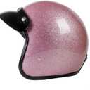 Harssidanzar Retro Motorcycle Helmet 3/4 Open Face Helmet Vintage Style for Men Women, DOT Approved CU601 M