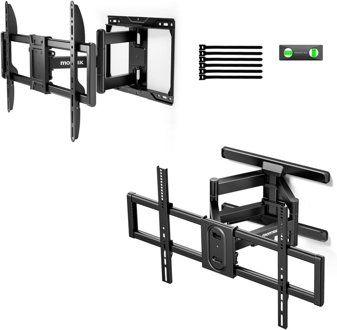 monTEK Full Motion TV Wall Mount for 37-84 Inch TVs & monTEK Full Motion TV Wall Mount for 43"95" TVs