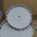 White Tiered Tray Metal Ghost