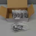 RidRed Office Chair Wheels - Replacement Rubber Wheels - Universal Fit 3 Inch Casters, Heavy-Duty Chair Casters, Noise Free, Fits 98% Chair, for All Floor (5) (Transparent)