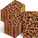 Zonon Leopard Print Guest Napkins Animal Disposable Guest Hand Towels Bathroom Cocktail Dinner Decorative Paper Napkins for Christmas Party Bridal Baby Shower Wedding Restaurant(Leopard,200 Pcs)