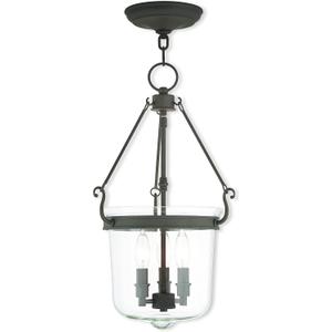 Livex Lighting 50484-07 Bronze Pendant with Clear Glass