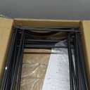 Nandae Water Cooler Jug Rack, 3-Tier Heavy Duty Water Bottle Holder Storage Rack 5 Gallon Water Jug Holder for 6 Bottle, Black