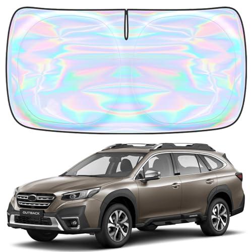 Subaru Outback 2020-2025 2026 Windshield Sun Shade - Custom Fit Subaru Outback 4-Layer Sunshade Foldable Front Window Sunshade Sun Visor Protector Block UV Rays Keep Your Car Cooler Accessories