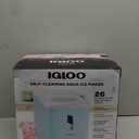 Igloo Automatic Ice Maker, Self-Cleaning, Countertop Size, 26 lbs in 24 Hours, 9 Large or Small Ice Cubes in 7 Minutes, LED Control Panel, Scoop Included, Great for Water Bottles, Mixed Drinks, Aqua