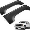 ALMULOO Truck Bed Wheel Arch Repair Panel Compatible with 2007-2014 Chevy Chevrolet Silverado 1500 2500HD 3500HD Letf + Right Side Upper Wheel Arch Patch Quarter Panels