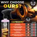 16oz All Purpose Car Cleaning Spray |Interior & Exterior Cleaning | Leather Plastic Upholstery & More | No Residue Finish | Car & Truck Detailing Cleaner