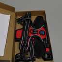 PHOEPET No Pull Dog Harnesses for Small Dogs Reflective Adjustable Front Clip Vest with Handle 2 Metal Rings 3 Buckles [Easy to Put on & Take Off](S, Red)