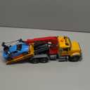 Dwi Dowellin Kids Toys for 3 4 5 6 7 Years Old Boys, 15" Large Tow Truck Toy,Friction Powered Transport Truck Crane Toy with Lights and Sounds,with Roadster,Toddlers Gifts