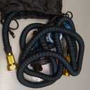 25 ft Expandable Garden Hose - Superior Strength 3750D - 3 -Layer Latex Core Garden HoseS - Expanding Water hoses - Extra Strong Brass Connectors/Storage Bag