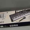 61 Keys Electronic Digital piano, Portable Keyboard Piano with Built-in Speaker and Microphone, Sheet Stand and Power Supply, Keyboard Piano Teaching Gift for Beginners Eelectric, 29.5 inch W x 8.7 inch D x 2.3 inch H