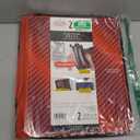 Five Star Zipper Binder, 2 Inch 3-Ring Binder with Round Rings, 5-Tab Expanding File, 380 Sheet Capacity, Fire Red (72538)