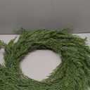 36" Christmas Wreath Artificial Large Wreath Christmas Decoration for Front Door Real Touch Artificial Green Decoration for Xmas Winter Farmhouse Home Decor(Cedar)