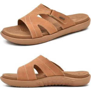KuaiLu Womens Sandals Khaki Size 10