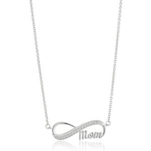 Amazon Essentials 925 Sterling Silver AAA Cubic Zirconia Pendant Necklace, 18" , (previously Amazon Collection)