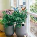 Vcekract 8 Pcs Butterfly Diamond Painting Kits, Diamond Art Kits for Garden Decor, Butterfly Stakes Diamond Art Kits for Adults, Crafts for Adults