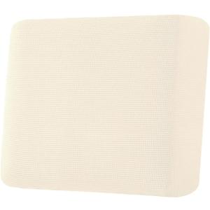 H.VERSAILTEX Super Stretch Individual Seat Cushion Covers Sofa Covers Couch Cushion Covers Slipcover Sets Thick Jacquard Textured Twill Fabric (1 Piece Chair Cushion Cover, Cream)