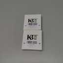 2 x KBT 4 Pack LiFePO4 Phosphate Lithium CR123A with Charger, 3V 500mAh Rechargeable Battery for Flashlight, Headlights,Digital Cameras