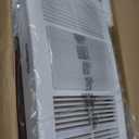 Bathroom Exhaust Fan with Heater, 1300W Heater & LED Light 110 CFM Household Ventilation Fans, 1.5 Sone Quiet DC Bath Vent Fan for Home Bathroom Hotel, Metal Housing Ceiling Mount, 4" Duct