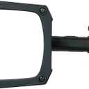 ATV Tek CLEARVIEW™ UTV Sideview Mirror, Black UV resistant Nylon, Designed for and Fits, Honda, Yahama, Polaris, Kawaski, CF Moto with Round or Profiled Tubing, one mirror.
