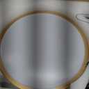 Small Gold Chandelier Ceiling Fan 22'' With Lights - Dimmable Semi Flush Mount, Low Decibel 6 Speeds, LED Fandelier Retractable Blades for Small Spaces, Kid Rooms