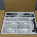 4-Light Kitchen Island Lighting, Black Simplicity Bar Island Lights for Kitchen, Farmhouse Chandelier with Adjustable Height & Clear Glass Shades, Linear Hanging Dining Room Light Fixture Over Table (31in)