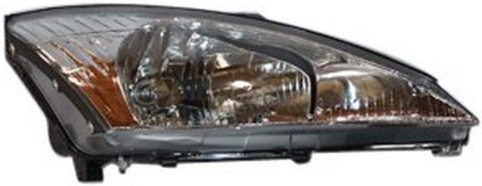 TYC Right Headlight Assembly Compatible with 2000-2002 Ford Focus