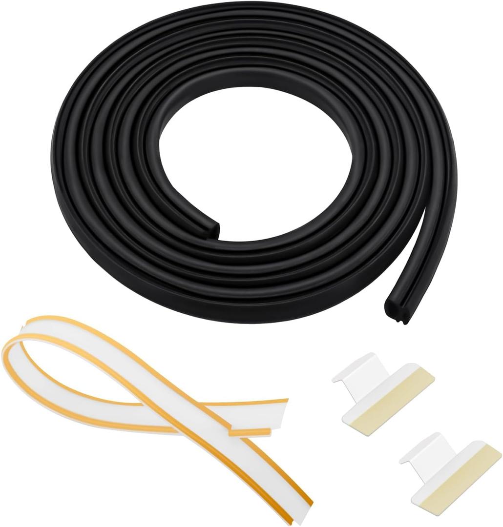 154827601 Dishwasher Door Seal Combo Kit - Fit for Fri-gidaire Ken-more FFBD2411NS0A FGID2466QF4A FGHD2465NF1A, Including 154827601 Door Seal & 809006501 Door Lower Seal & 154701001 Splash Shield Kit