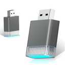 Mini Wireless Carplay Adapter for Apple iPhone,Plug and Play Easy Setup Automatic Reconnect,Convert Wired to Wireless Carplay Adapter Dongle,for Car Play 2016+ & iPhone iOS 10+ (USB A) Grey