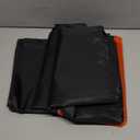 Fall Bunting Thanksgiving Day Dcor Autumn Banner Halloween Bunting Flag- 3 Stripe Orange & Black Bunting Flags Trick or Treat Decor Outside Wall Garden Porch Indoor Home - 24" x 240"