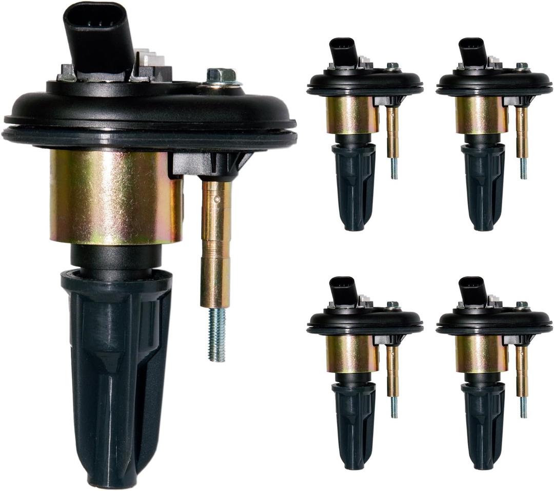 MAS Set of 5 Ignition Coil Pack Compatible with 2004-2006 Chevrolet Colorado GMC Canyon H3 Isuzu I-350 I-370 3.5L 3.7L L5 Replacement for UF303 C1395 E255