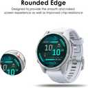 Poyiccot Compatible with Fenix 8 43mm Screen Protector, Tempered Glass Screen Protector Waterproof HD Clear Film Compatible for Garmin Fenix 8 43mm Accessories, 3Pack