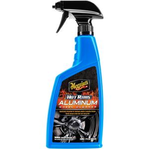 Meguiar's Hot Rims Aluminum Wheel Cleaner, Deep Foaming Rim Cleaner Spray Formulated to Effectively Clean Uncoated Polished Aluminum, Anodized, and Powder-Coated Wheels, 24 Oz