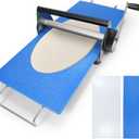 Dough Sheeter 12", Folding Dough Rolling Machine with 2 Rolling Boards, Compact Manual Dough Sheeter Machine