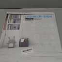 Oh Baby Neon Sign, Baby Shower LED Neon Light for Party Wall Decor Light Up Sign for Gender Reveal Birthday Party Decorations Warm White Dimmable USB Powered(14.2"*12.9")