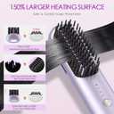 New Go Brush Pro 2026 Cordless Hair Straightener Brush, 280M Dual-Pole Ions, 1-Min MCH Fast Heat, 4000mAh 45-Min Runtime,TSA Mini& Travel,Auto Shut-Off,121 Teeth For Anti-Scald Frizz-Free Salon Smooth