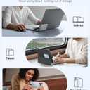 ORICO 480GB Magnetic External SSD, Aluminum Alloy, Up to 460MB/s, External Solid State Drive, Expand Storage for iPhone 17 Pro Max, Compatible w/MagSafe, USB-C Smartphones - K5MINI Silver
