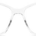 AMOMOMA Trendy TR90 Oversized Blue Light Reading Glasses Women,Stylish Square Cat Eye Glasses AM6031