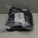 MIULEE 2 Panels Back Tab Blackout Curtains 96 Inch Long for Living Room Bedroom, Halloween Black Rod Pocket/Pinch Pleated Thermal Insulated Room Darkening Light Blocking Floor to Ceiling Curtain/Drape