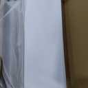 ROYMELO 42x84 Inch White Sliding Barn Door Slab with 7ft Hardware Kit Included, 5-Panel, MDF Wood Panel Covered with Water-Proof Scratch-Proof PVC Surface, Simple DIY Assembly