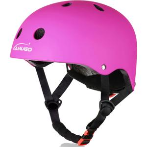 KAMUGO Kids Adjustable Helmet, Suitable for Toddler Kids Ages 2-14 Boys Girls, Multi-Sport Safety Cycling Skating Scooter Helmet, small